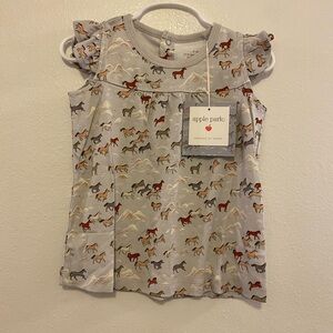 Apple Park Bamboo Organic Cotton Horse Baby Dress